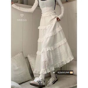 [kumikumi] white long dress similar to blackpink jennie